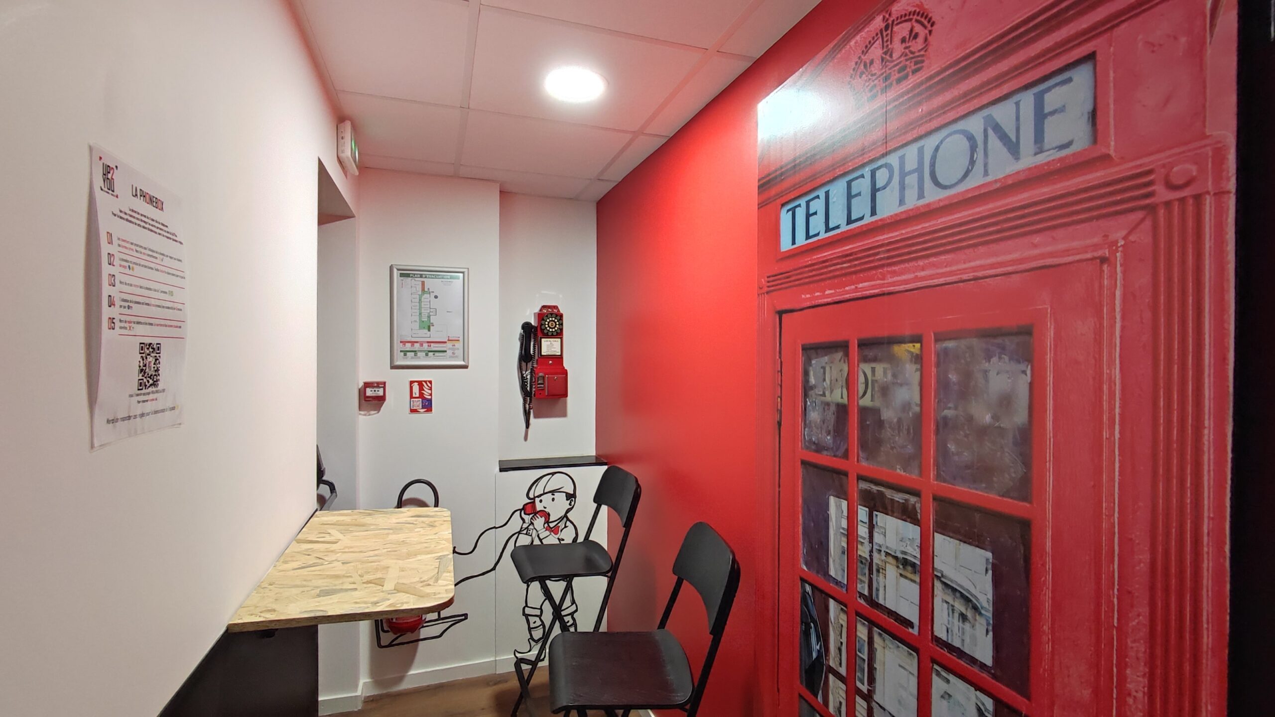 Phone Box, Up2You business center in Tours, Coworking, Rental of Offices and Rooms